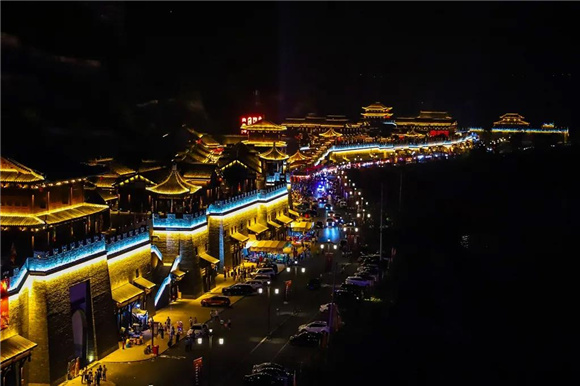 三國印巷集文化、休閑、飲食、娛樂、旅游等于一體。云陽縣委宣傳部供圖 華龍網(wǎng)發(fā)